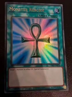 Yu-Gi-Oh Monster Reborn Lost Art LART LP - Image 1