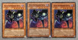 Toon Summoned Skull SDP-021 (x3) Starter Deck: Pegasus Unlimited MP - Image 1