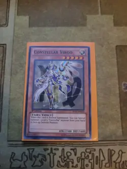 YUGIOH CONSTELLAR VIRGO HA07-EN010 SUPER 1ST ED LP - Image 1