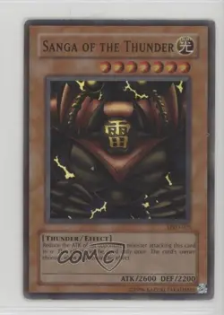Sanga of the Thunder (SR) Unlimited YuGiOh Metal Raiders #MRD-025 2002 - Image 1