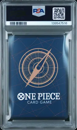One Piece Monkey D Luffy Alt Art Winner Promo Anniversary Holo PSA 10 Gem Mint - Image 2