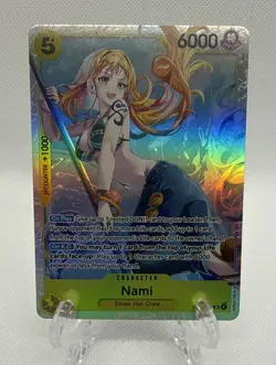 One Piece EB-03 Nami EB03-053 - SR English Heroines Edition NM Pack Fresh! - Image 1