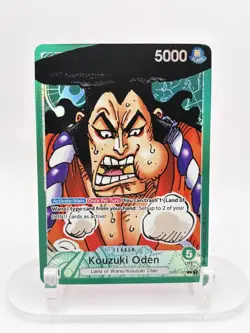 2022 One Piece Romance Dawn Kouzuki Oden OP01-031 Alternate Art Leader NM - Image 1