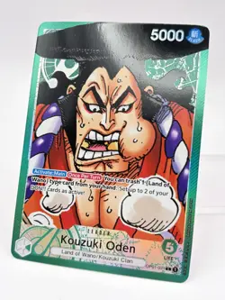 2022 One Piece Romance Dawn Kouzuki Oden OP01-031 Alternate Art Leader NM - Image 3
