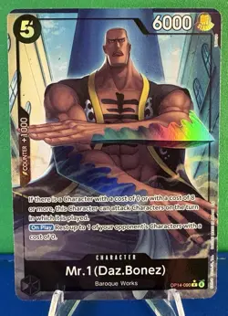 Mr.1 (Daz.Bonez) (Alt Art) - OP14-090 One Piece The Azure Sea’s Seven - NM - Image 1