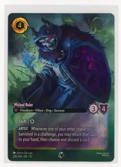 Disney Lorcana The Horned King Wicked Ruler EN Whispers in the Well 226/204 - Image 1