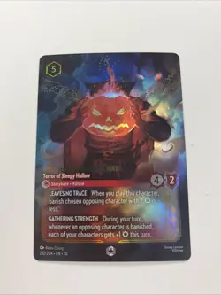 The Headless Horseman - Terror of Sleepy Hollow Enchanted 232/204 Disney Lorcana - Image 1
