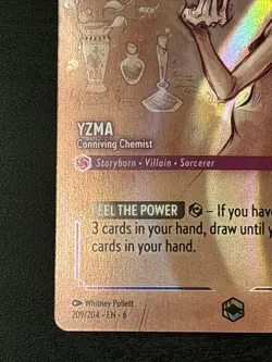 Disney Lorcana Yzma Conniving Chemist Enchanted Azurite Sea Card 209/204 Nm - Image 5