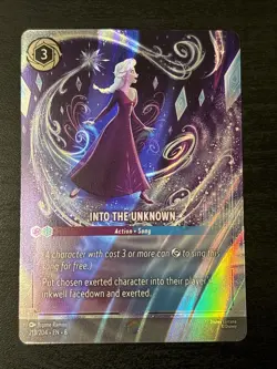 Disney Lorcana - Into the Unknown (Enchanted) 213/204 Reign of Jafar Holo Nm - Image 1