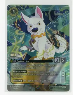 Disney Lorcana Bolt Superdog Enchanted 207/204 Holofoil - Image 1