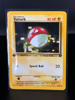 Voltorb #2 69/82 1st Edition - Team Rocket Common Pokemon Card - NM - Image 1