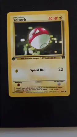 Voltorb - 69/82 Team Rocket 1st Edition (Pokemon) Non Holo - LP - Image 1