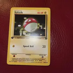 Voltorb 69/82 Team Rocket 2000 1st Edition WOTC Pokemon Cards TCG Near Mint NM - Image 1
