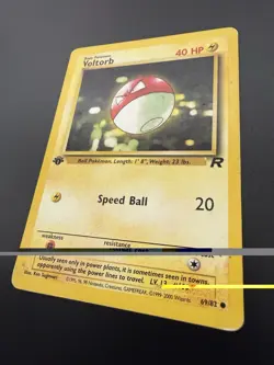 Voltorb 1st Edition 69/82 | Team Rocket | Common Pokemon Card | HP - Image 2