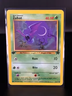 Zubat #2 70/82 - 1st Edition - Team Rocket - Vintage Pokemon - NM - Image 1