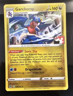 Pokemon TCG Garchomp - Prize Pack Series Card - LP - Image 1