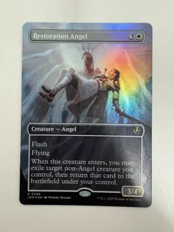 Restoration Angel Foil Borderless MTG Magic the Gathering Card NM Near Mint INR - Image 1