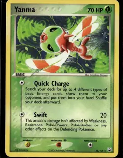 Yanma Rare Team Rocket Returns 28/109 Grass Pokemon Card - Image 1