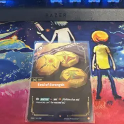 Seal of Strength 163/298 Origins OGN Epic Foil NM Riftbound Card - Image 1