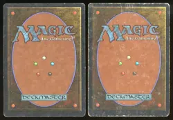 1993 MTG Magic the Gathering Card Dark Ritual Unlimited x 2 Heavy Played - Image 2