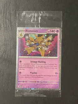 Alakazam Holo Pokemon TCG Card 082/167 Twilight Masquerade Promo, Sealed - Image 1