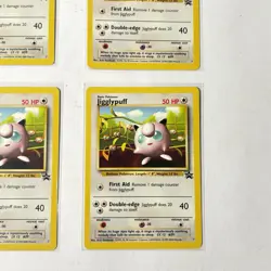 2000 POKEMON MOVIE JIGGLYPUFF #7 BLACK STAR PROMO LOT OF 4 CARDS - Image 5