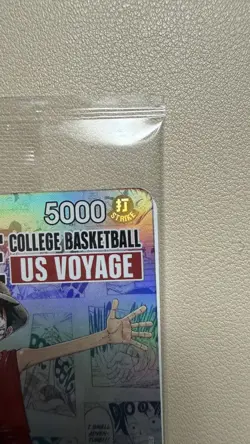 Monkey D Luffy P-055 Promo SEALED US Voyage College Basketball One Piece Card - Image 5