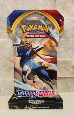 Pokemon Sword and Shield 10 Card Sleeved Booster Pack Base Set 2020 - Image 5