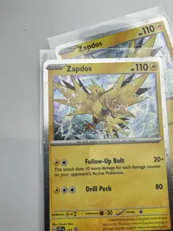 Zapdos SVP157 Promo Card | Holo Rare Pokemon TCG Surging Sparks | NM - Image 3