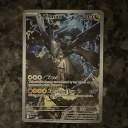 Pokemon N's Zekrom MEP 033 Full Art Basic Dragon 130 HP Card - Image 1