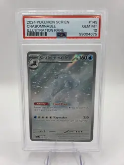 Crabominable Holo Illustration Rare Card 149/142 Sv07 PSA 10 - Image 1