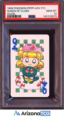 Pokemon 1998 Hazel Queen Of Clubs PiPiPi Adventure Playing Cards GEM MINT PSA 10 - Image 1