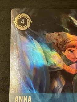Disney Lorcana Enchanted Anna - True-Hearted Card 217/204 Ursula’s Return Set 4 - Image 2