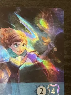 Disney Lorcana Enchanted Anna - True-Hearted Card 217/204 Ursula’s Return Set 4 - Image 3