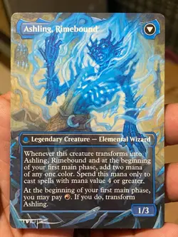 Ashling, Rekindled Showcase MTG Lorwyn Eclipsed Hand Painted Altered Art Tentz - Image 2