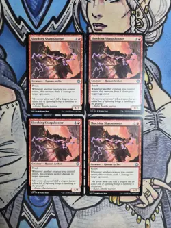 4x Shocking Sharpshooter - NM/M TDM MTG Magic - Image 1