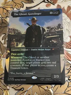 Magic the Gathering The Ghoul, Gunslinger M Secret Lair Drop Series 2448 Foil - Image 1