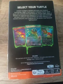 Magic: Teenage Mutant Ninja Turtles Commander Deck - Turtle Power! *SEALED* - Image 2