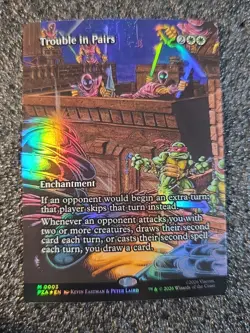 Trouble in Pairs (Borderless) Teenage Mutant Ninja Turtles Source Material Foil - Image 1