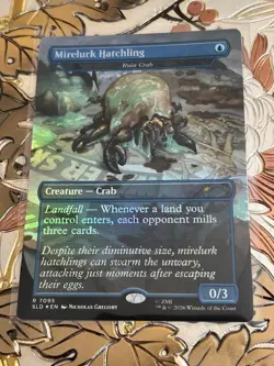 Magic the Gathering Mirelurk Hatchling Ruin Crab R Secret Lair Drop Series 7095 - Image 1