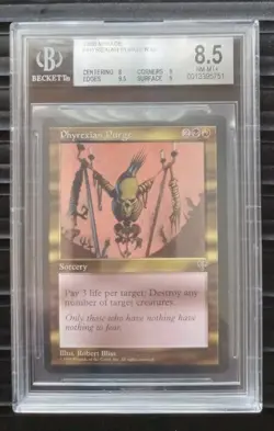 Mtg Phyrexian Purge. (BGS) 8.5 Mirage Reserved List. [1996] - Image 1