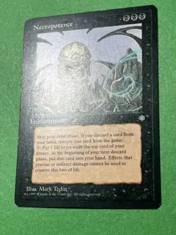 **Necropotence** ~Ice Age~ MTG: Magic the Gtahering, Light Play (LP) - Image 3