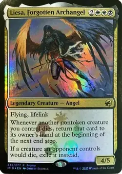 MTG Liesa, Forgotten Archangel - Media Promo, Unique & Misc. Promos, Damaged, En - Image 1