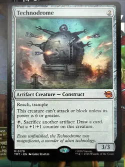 Technodrome 0179 NM Teenage Mutant Ninja Turtles Mythic MTG - Image 1