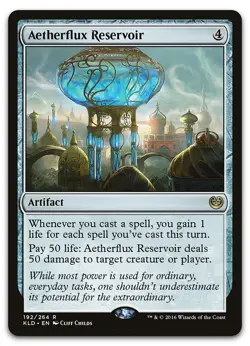 Aetherflux Reservoir #192 (LP) Kaladesh KLD Magic MTG - Image 1
