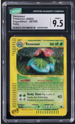 2002 Pokemon Expedition Venusaur Holo 30 CGC 9.5 reserved - Image 1
