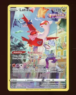 2023 Pokemon SWSH Crown Zenith #GG20 Full Art Latias - Image 1