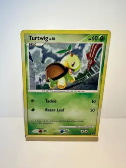 Turtwig 17/17 Common POP Series 6 Pokemon Heavily Played - Image 1