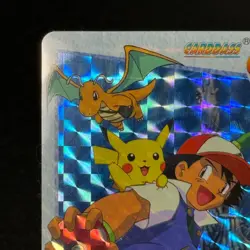 Pokemon ash Friends Movie 1 Mewtwo Strikes Back Anime Prism Holo BANDAI 1998 LP - Image 5