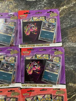 Pokemon Mega Evolution Ascended Heroes / Tech Sticker Collection X12 36 Packs - Image 3